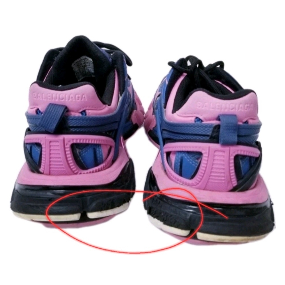 Balenciaga Track 2 Sneakers Blue / Pink EU 38 US Women's Size 7.5-8 (GUC) - Picture 8 of 9